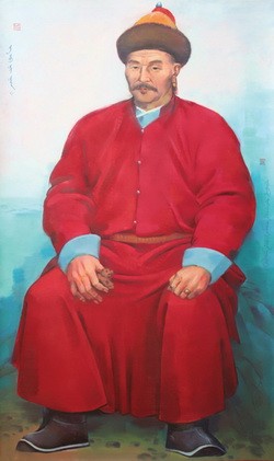 Хан Аюка, старший сын Пунцука, властителя торгутов, внук Шукюр Дайчина Хан Аюка, старший сын Пунцука, властителя торгутов, внук Шукюр Дайчина