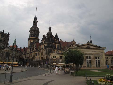 Дрезден. Замок-резиденция саксонских курфюрстов и королей.