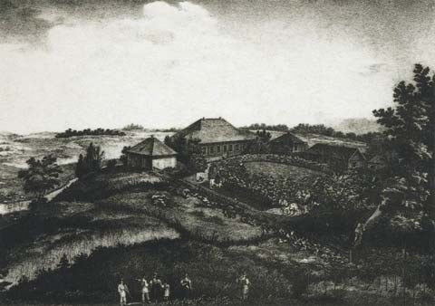 Усадьба Михайловское. 1837 год Усадьба Михайловское. 1837 год