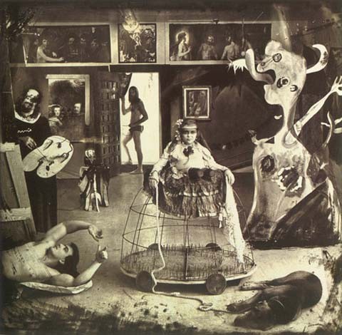 Джоэль Питер Уиткин. Фотоколлажный парафраз картины Веласкеса «Менины».