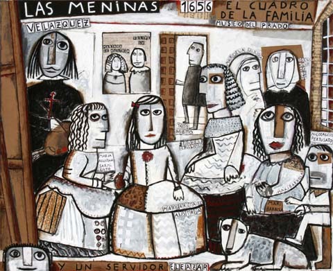 Хосе Гутиеррес. Изопарафраз картины Веласкеса «Менины».