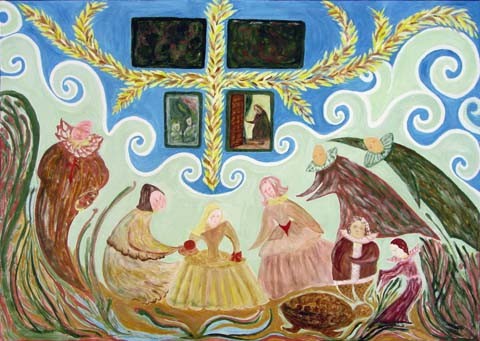 Изопарафраз картины Веласкеса - Менины. Харламова Тамара. Изопарафраз картины Веласкеса - Менины. Харламова Тамара.