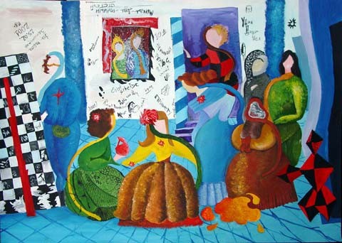 Изопарафраз картины Веласкеса - Менины. Изопарафраз картины Веласкеса - Менины.